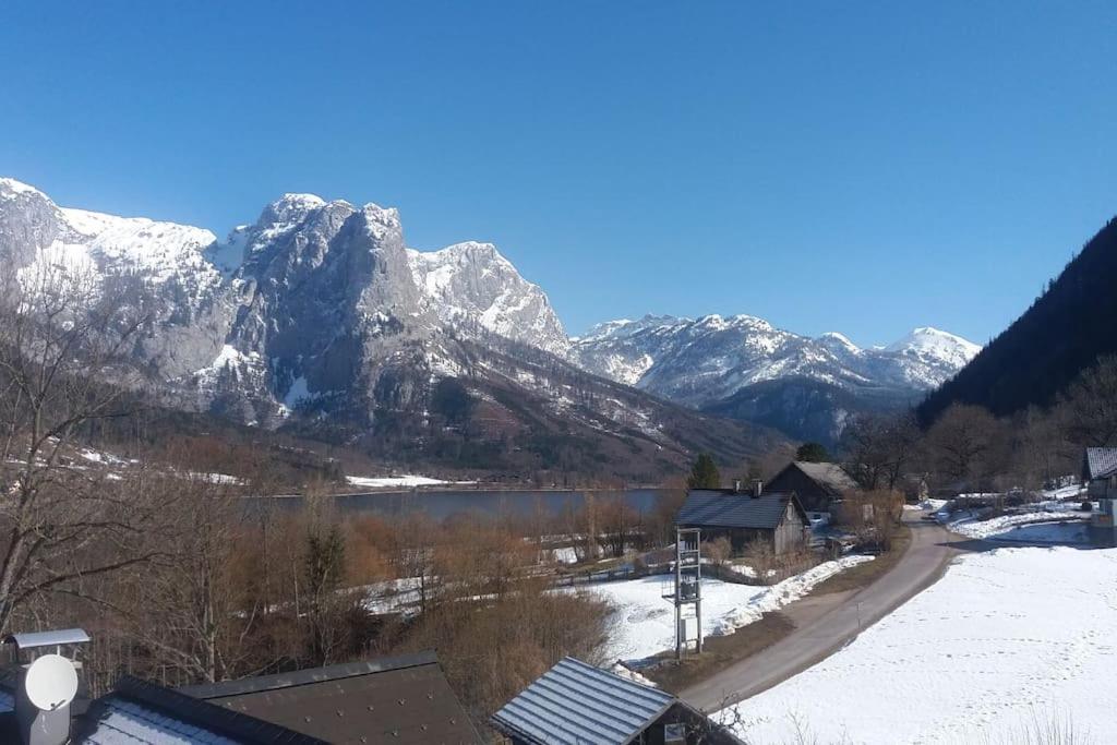 S'Rastl Direkt Mit Bergpanorama Grundlsee Exterior foto