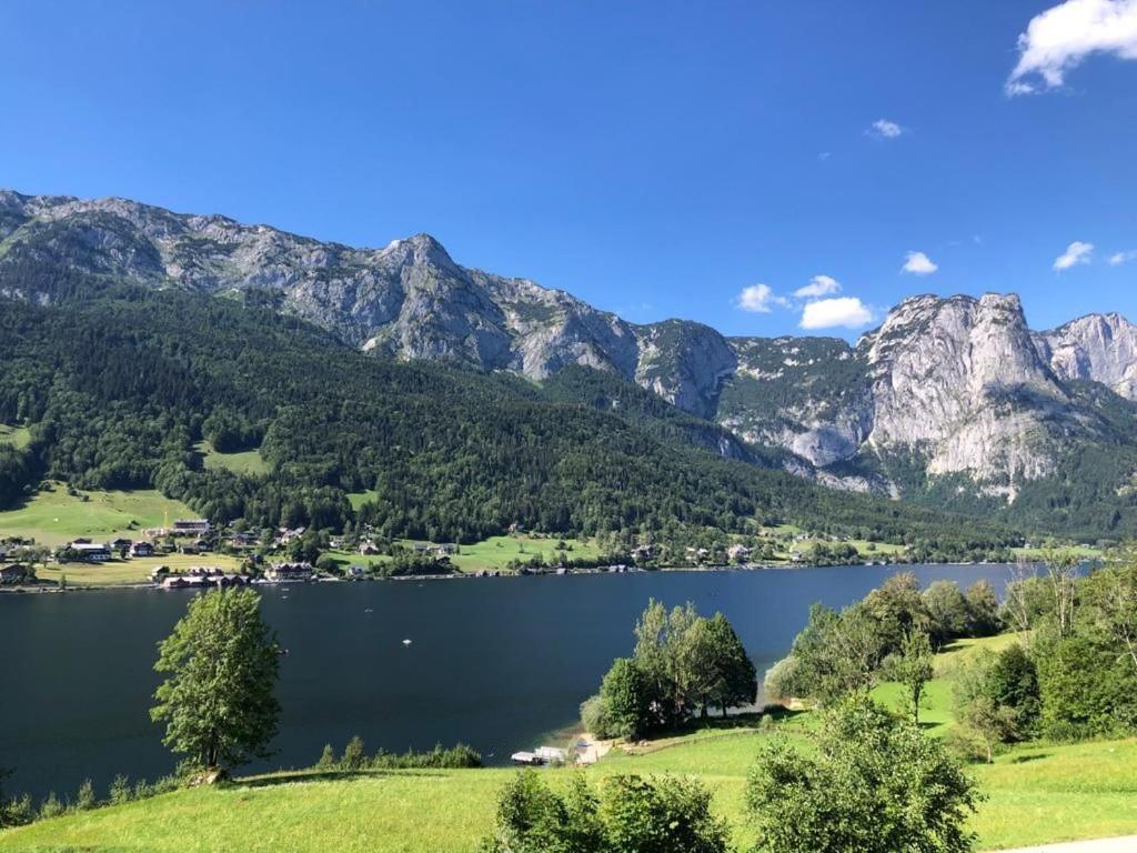 S'Rastl Direkt Mit Bergpanorama Grundlsee Exterior foto