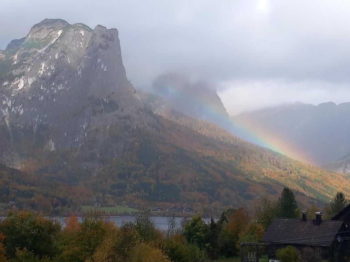 S'Rastl Direkt Mit Bergpanorama Grundlsee Exterior foto